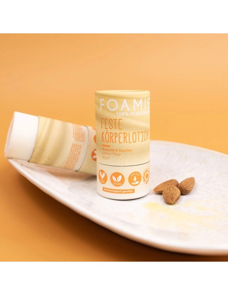 Foamie - Tahke kehakreem mandliõli ja skvalaaniga, 50 gr