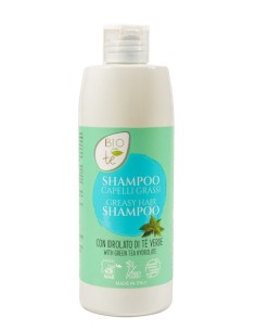 Biocontè - Šampoon rohelise teega, rasustele juustele, 300ml