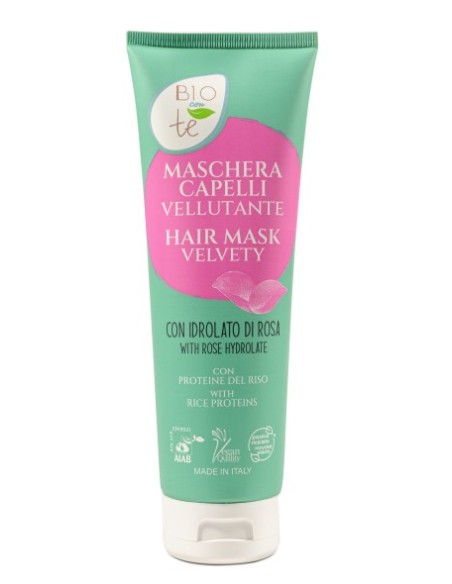 Biocontè - Juuksemask riisiproteiinide ja roosiga, 250ml