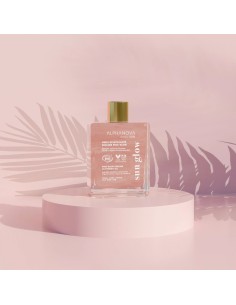 Alphanova - Sädelev kehaõli Pink Glow jojoba-, vaarika- ja argaaniaõliga, 50ml 2