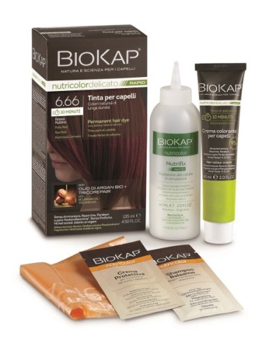 Biokap - Nutricolor Delicato Rapid Rubiinpunane 140 ml