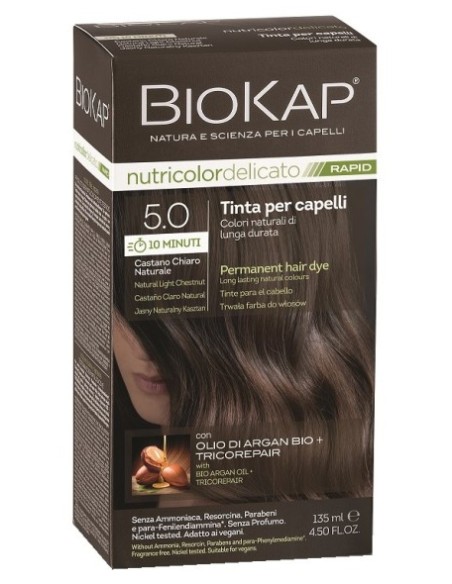 Biokap - Nutricolor Delicato Rapid Naturaalne hele kastan 140 ml
