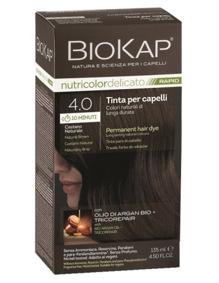 Biokap - Nutricolor Delicato Rapid Naturaalne pruun 140 ml