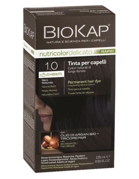 Biokap - Nutricolor Delicato Rapid Naturaalne must 140 ml