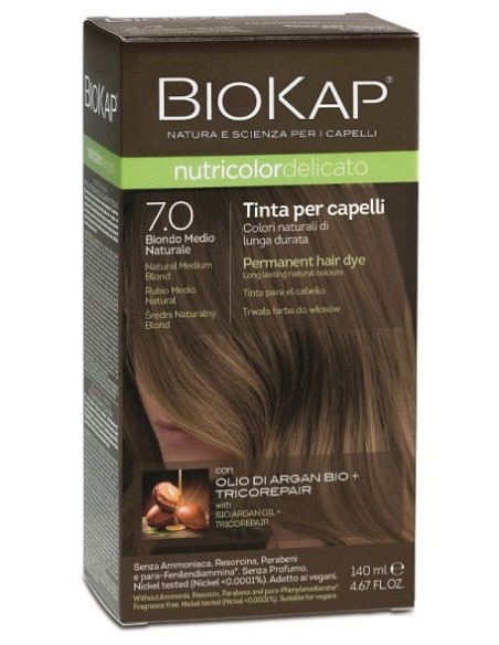 BioKap - Nutricolor Delicato Naturaalne keskmine blond 140 ml