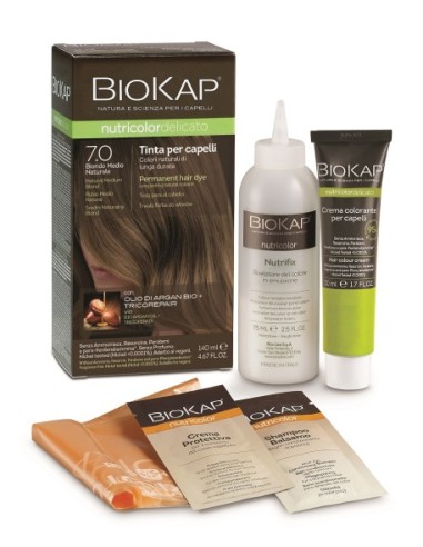 BioKap - Nutricolor Delicato Naturaalne keskmine blond 140 ml