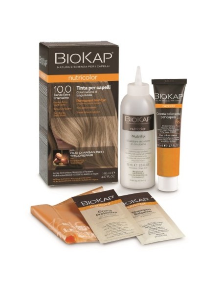 BioKap - Nutricolor kuldne ekstrahele blond püsivärv 140 ml
