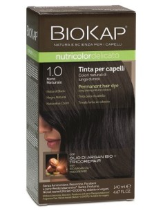 BioKap - Nutricolor Delicato Naturaalne must püsivärv 140 ml