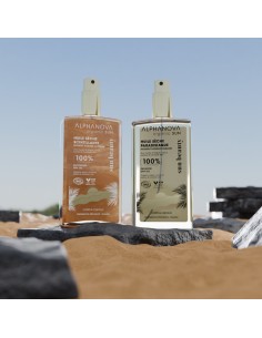 Alphanova Sun - Sädelev orgaaniline kuivõli kehale ja juustele argaania-, jojoba- ja baobabi õliga, 100ml 2