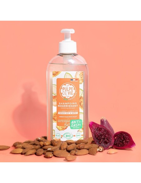 Pulpe De Vie - Šampoon kuivadele ja kahjustatud juustele prebiootikumide ja magusmandliga, 400ml