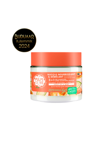 Pulpe De Vie - 3in1 pusasid harutav ja niisutav juuksemask kuivadele ja kahustele juustele, 300 ml