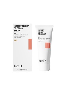 FaceD - SPF20 niisutav CC-kreem, toon LIGHT, 40ml
