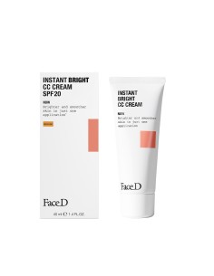 FaceD - SPF20 niisutav CC-kreem, toon MEDIUM, 40ml
