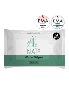 NAÏF plastikuvabad ja 100% biolagunevad niisked salvrätikud, 54tk