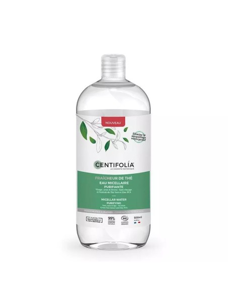 Centifolia - Sügavpuhastav mitsellaarvesi rohelise tee, tsingi ja aloe veraga, 500ml