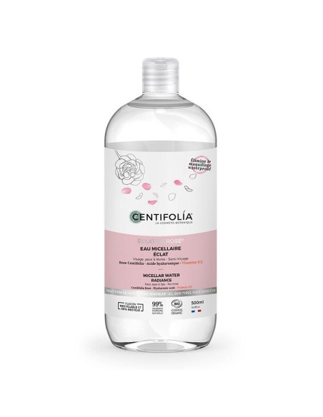 Centifolia - Éclat de Rose® Mitsellaarvesi hüluroonhappe ja c-vitamiiniga, 500ml