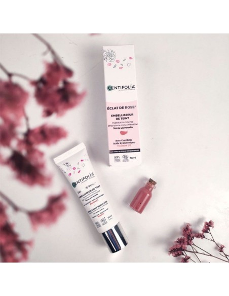 Centifolia - Éclat de Rose® Nahatooni kirgastav kreem hüaluroonhappe, C-vitamiini ja vaarikaekstraktiga, 30ml