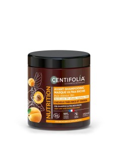 Centifolia - Ultra-rikas toitev juuksemask intensiivseks hoolduseks orgaanilise aprikoosiõli ja buritiõliga, 250ml