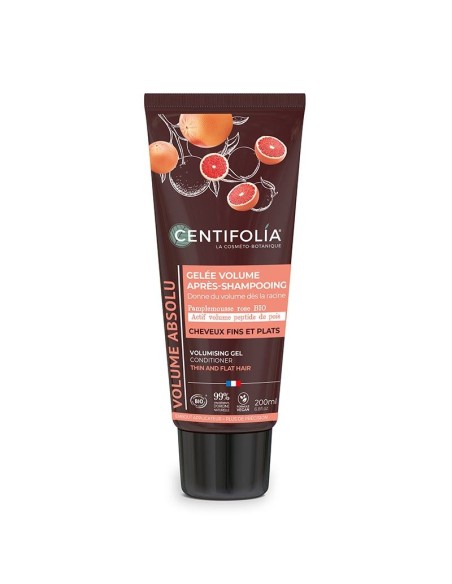 Centifolia - Volüümi andev juuksepalsam orgaanilise roosa greibi ekstrakti ja hernepeptiididega, 200ml