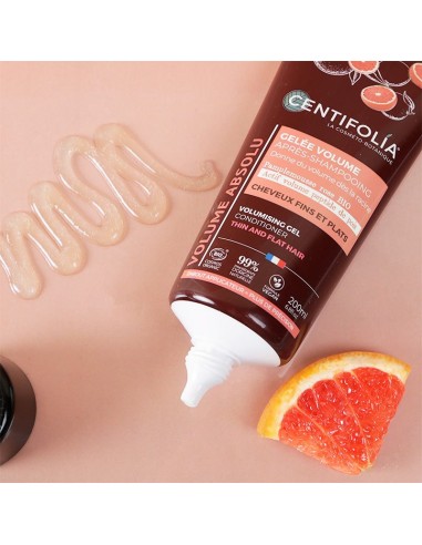 Centifolia - Volüümi andev juuksepalsam orgaanilise roosa greibi ekstrakti ja hernepeptiididega, 200ml