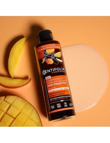 Centifolia - 2in1 lokkide hooldav šampoon orgaanilise mango ja taimse tärklisega, 200ml