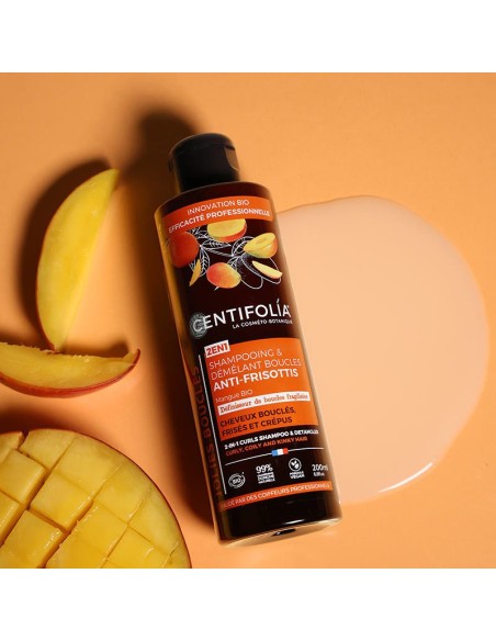 Centifolia - 2in1 lokkide hooldav šampoon orgaanilise mango ja taimse tärklisega, 200ml