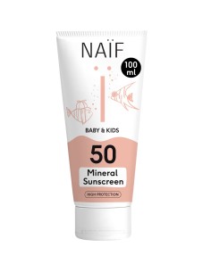 NAÏF - "Mineral Sunscreen" päikesekreem beebidele ja lastele SPF50, 100ml