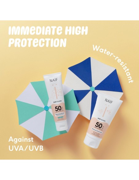 NAÏF - "Mineral Sunscreen" päikesekreem beebidele ja lastele SPF50, 175ml