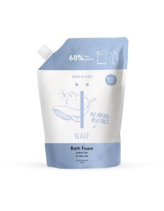 NAÏF - Lõõgastav vannivaht puuvillaseemne ekstraktiga beebidele ja lastele, täitepakend 500ml