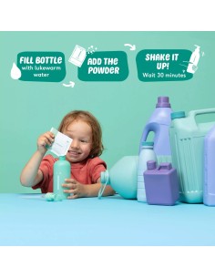 NAÏF - Beebide ja laste veevaba šampooni komplekt (pumbaga pudel 275ml + šampooni täitepulber 25gr) 2