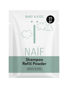 NAÏF - Beebi- ja lastešampooni täitepulber 25gr