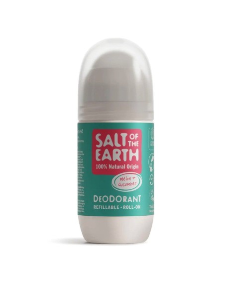 Salt of the Earth - Looduslik ja taastäidetav rulldeodorant Melon & Cucumber 75ml