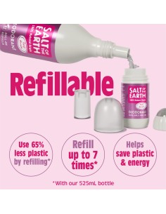 Salt of the Earth - Looduslik ja taastäidetav rulldeodorant Peony Blossom 75ml 2