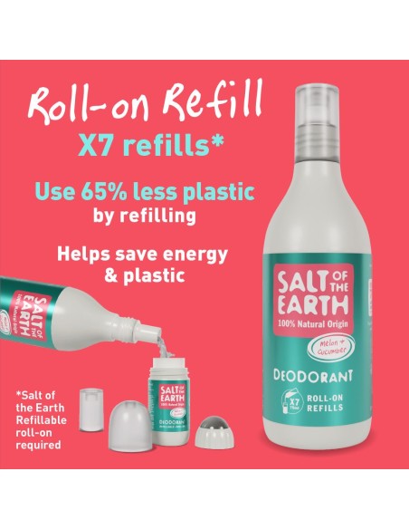 Salt of the Earth - Melon & Kurk rulldeodorandi täitepakend 525ml