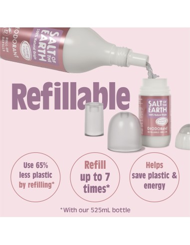 Salt of the Earth - Lavendel & Vanilje rulldeodorandi täitepakend 525ml
