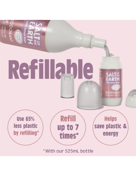 Salt of the Earth - Lavendel & Vanilje rulldeodorandi täitepakend 525ml