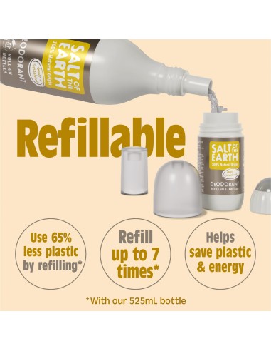 Salt of the Earth - Merevaik & Sandlipuu rulldeodorandi täitepakend 525ml