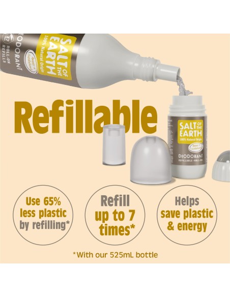 Salt of the Earth - Merevaik & Sandlipuu rulldeodorandi täitepakend 525ml
