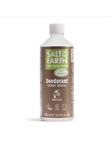 Salt of the Earth - Oud & Bergamot deodorant sprei täitepakend 500ml