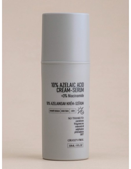 Nerds - 10% Azelaic Acid + 3% Niacinamide kreemseerum, 30ml