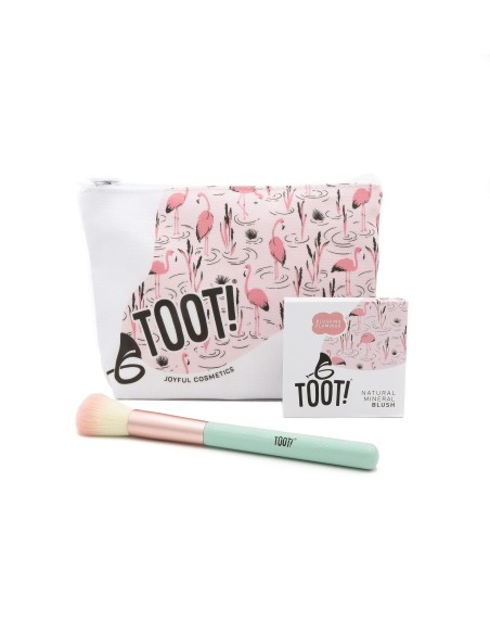 Toot! - Blushing Flamingo looduslik põsepuna komplekt lastele