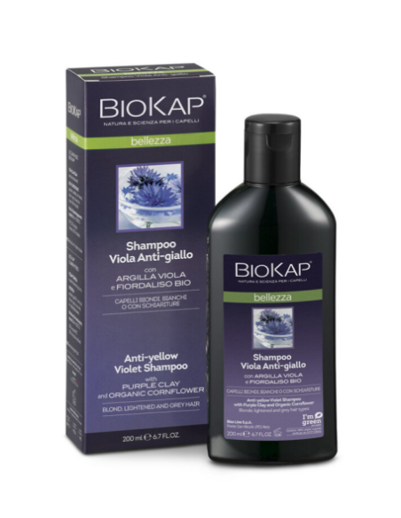 BioKap - Šampoon kollase tooni neutraliseerimiseks, 200ml