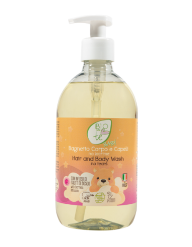Biocontè - Šampoon-dušigeel beebidele, pisaratevaba, 500ml