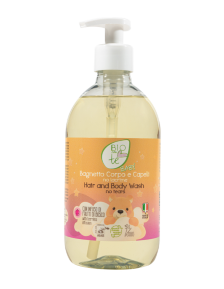 Biocontè - Šampoon-dušigeel beebidele, pisaratevaba, 500ml