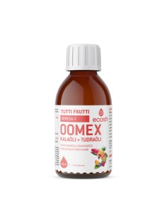 Ecosh Life - Tutti-Frutti maitseline OOMEX oomega-3 kalaõli + tudraõli 150ml