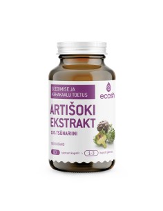Ecosh Life - Artišoki ekstrakt, 60 kapslit