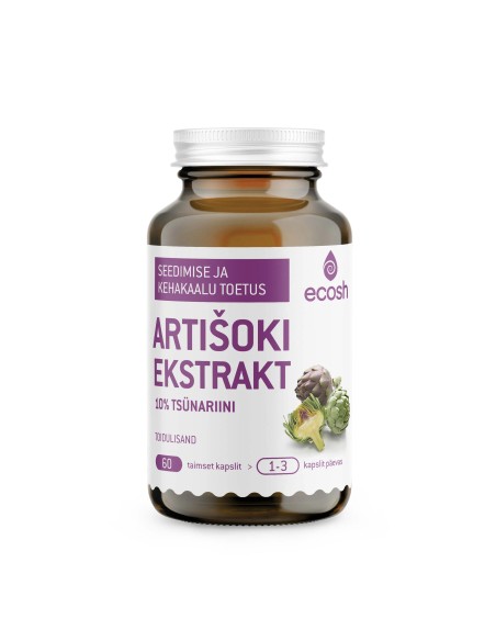 Ecosh Life - Artišoki ekstrakt, 60 kapslit