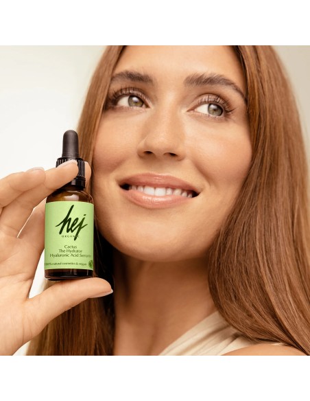 Hej Organic - Orgaaniline seerum 2% hüaluroonhappe ja viigikaktuse ekstraktiga 30ml