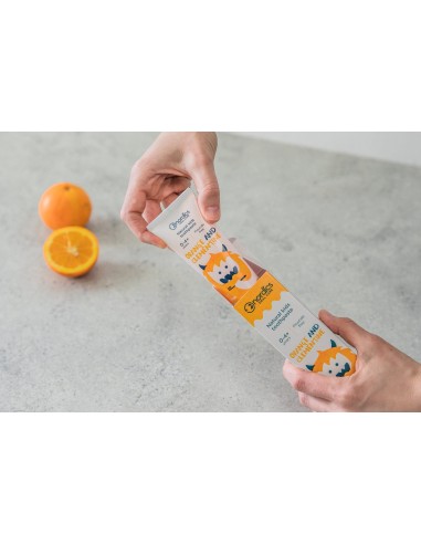 Nordics - Apelsinimaitseline vegan hambapasta lastele (0-4 eluaastat) 50ml