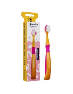 Nordics - Väga pehmete harjastega hambahari lastele Purple Mermaid (vanusele 3+ eluaastat)